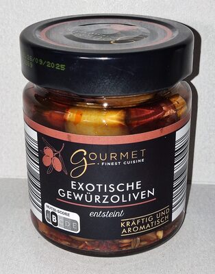 Exotische Gewürzoliven