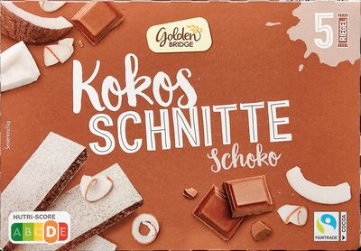 Kokos-Schnitte - Schoko front packaging