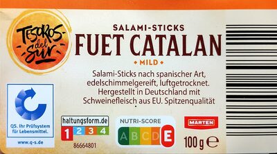 Salami-Sticks - Fuet Catalan mild