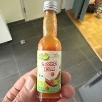 Flüssiger Bio-Chili front packaging
