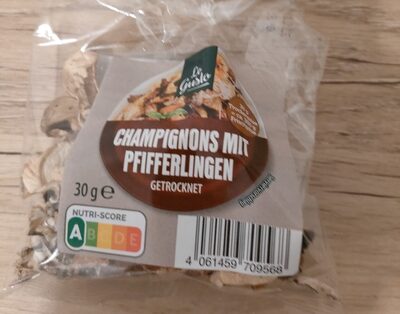 Champignons mit Pifferlingen getrocknet