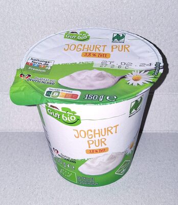 Bio-Joghurt Pur, 3,8 % Fett