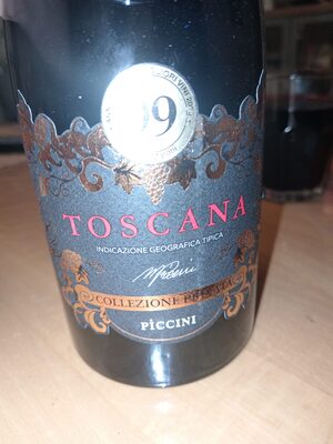 Rotwein Toscana ingredients label