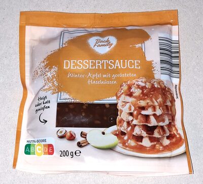 Dessertsauce - Winter-Apfel mit gerösteten Haselnüssen