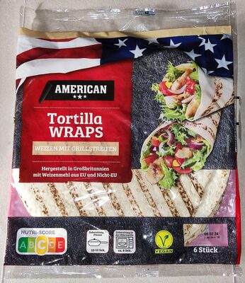 Tortilla-Wraps - Weizen mit Grillstreifen