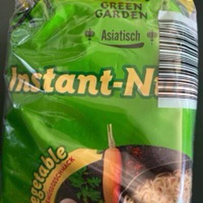 Instant-Nudeln Gemüse front packaging