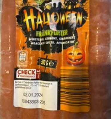 Frankfurter Würstchen Halloween