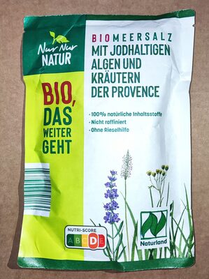 Bio-Meersalz mit jodhaltigen Algen und Kräutern der Provence