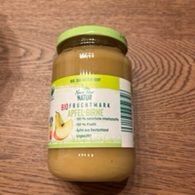 Bio Fruchtmark Apfel-Birne front packaging