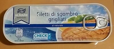 Filetti di sgombro grigliati al naturale