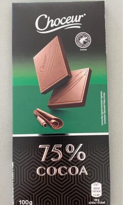 75 % COCOA front packaging