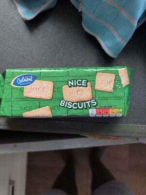 Belmont BISCUITS NICE NICE CE ICE NICE NICE BISCUI front packaging