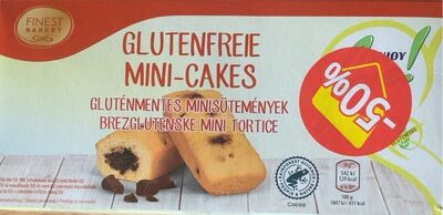 Glutenfrei mini-cakes front packaging