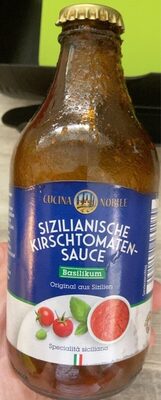 Sizilianische Kirschtomatensauce - Basilikum front packaging