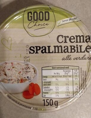 Crema spalmabile alle verdure