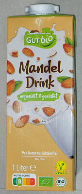 Bio-Mandeldrink ungesüßt & geröstet