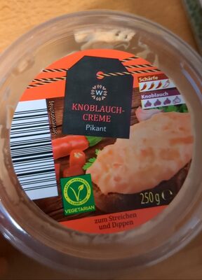 Knoblauch-Creme front packaging