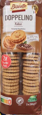 Kekse mit Schokofüllung front packaging