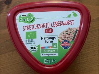 Streichzarte Leberwurst grob