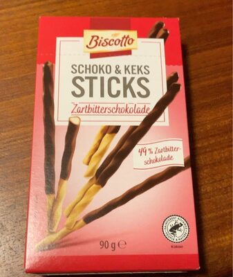 Schoko & Keks Sticks front packaging