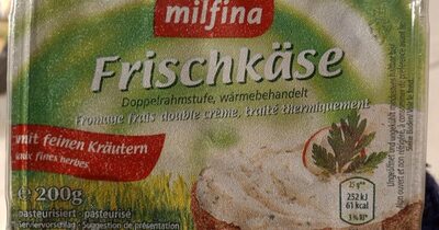 Frischkäse front packaging