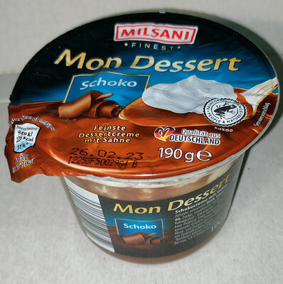 Mon Dessert - Schoko front packaging