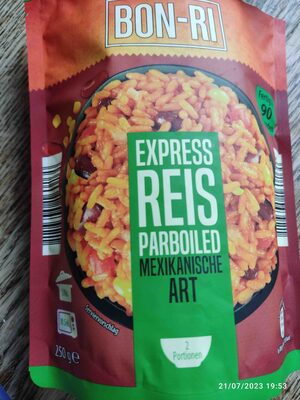 Express Reis Parboiled Mexikanische Art front packaging
