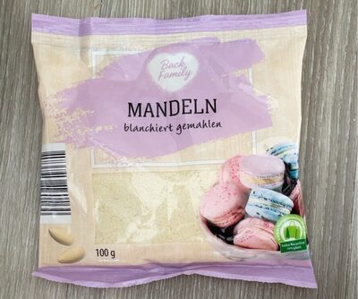 Mandeln blanchiert, gemahlen