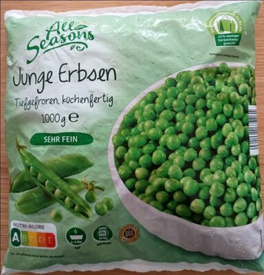 Petit pois Junge Erbsen