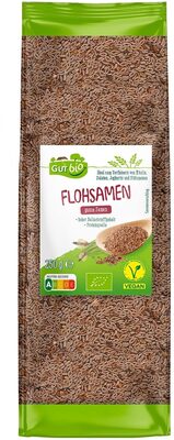 ALDI GUT BIO Bio-Flohsamen Tupper front packaging