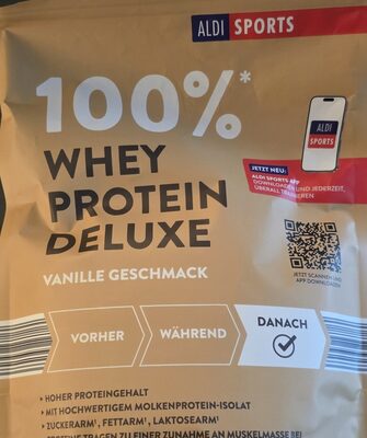 Whey Protein Vanille Geschmack in fettarmer Milch
