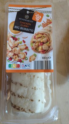 CHICKEN CURRY BIG BURRITO