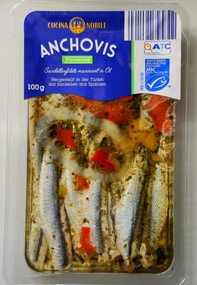Anchovis - Provencial front packaging