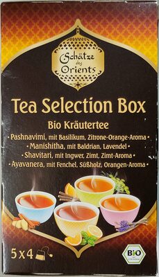 Tea-Selection-Box - Bio-Kräutertee front packaging