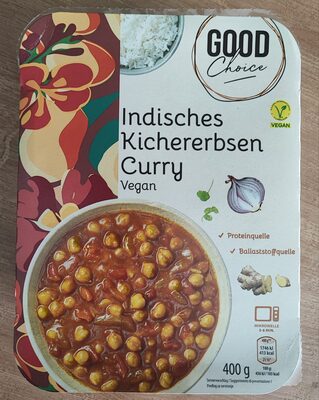 Indisches Kichererbsen Curry vegan