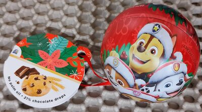 Weihnachtskugeln mit Cookies