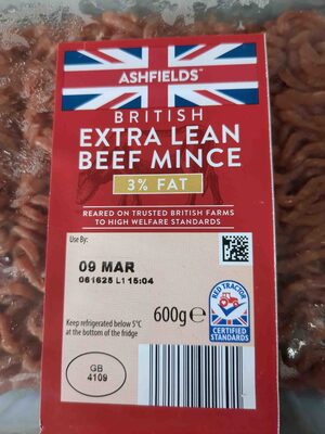 3% Fat Extra Lean British Beef Mince