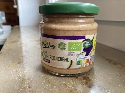 Vegane Bio-Streichcreme - Aubergine
