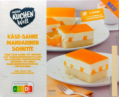 Käse-Sahne-Mandarinen-Schnitte