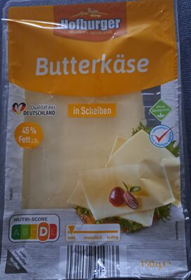Butterkäse in Scheiben