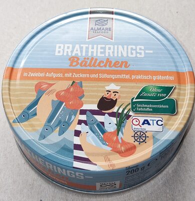 Bratheringsbällchen in Zwiebel-Aufguss front packaging