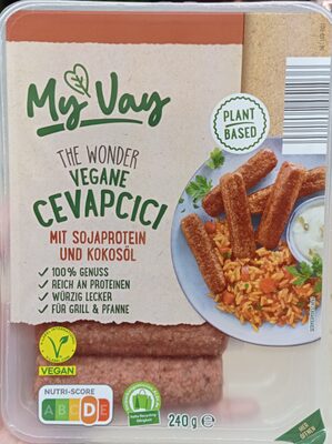 vegane Cevapcici front packaging