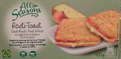 Rösti-Toast mit Bergkäse und Röstzwiebeln