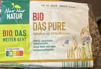 Das Pure - Bio-Haferbrot