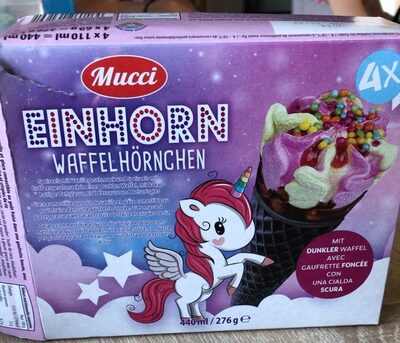 Einhorn Waffelhörnchen front packaging
