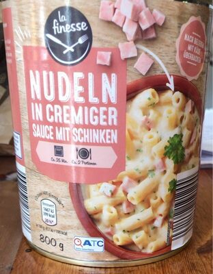 Nudeln in Cremiger Sauce mit schinken