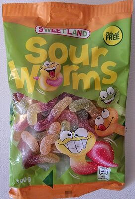 Sour Worms front packaging