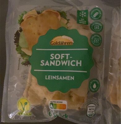 Soft Sandwich Leinsamen front packaging