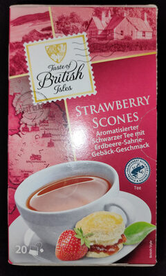 English Tea - Strawberry Scones front packaging