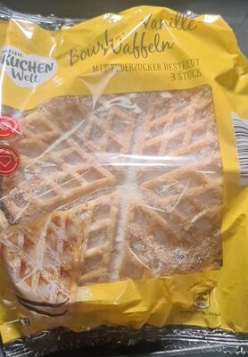 Vanille Waffeln mit Puderzucker